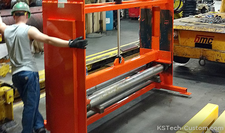 Custom fabricating - roller press